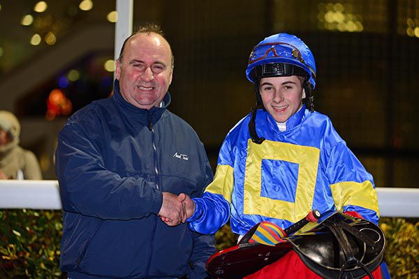Andy and Andrew Slattery combined for a double at Dundalk