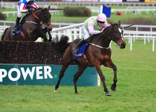 Min pictured in action at Leopardstown