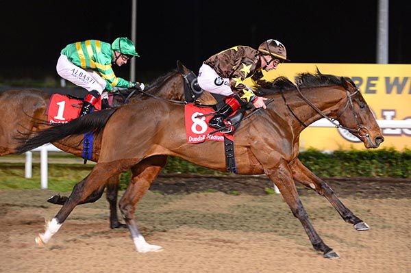Nimitz pictured on his way to victory at Dundalk last month