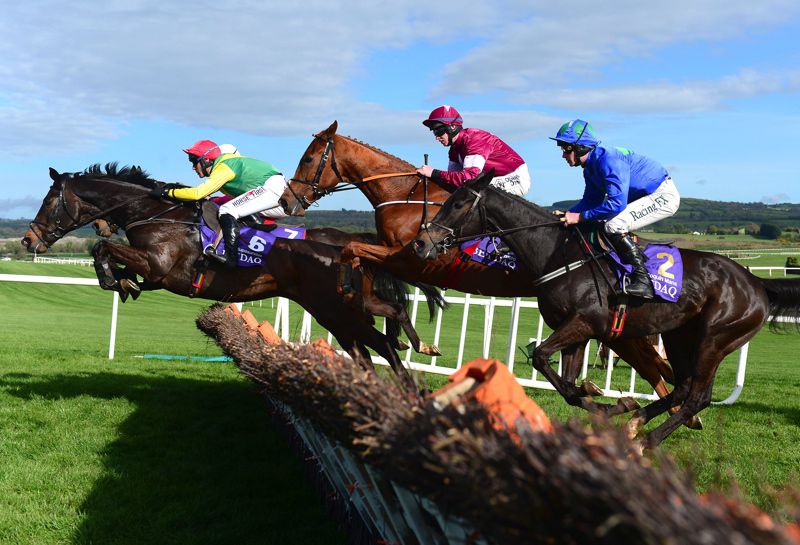 Supersundae leading at Punchestown last year