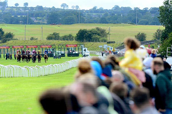 Many racing fans watched 2020 Irish Derby weekend from the public road