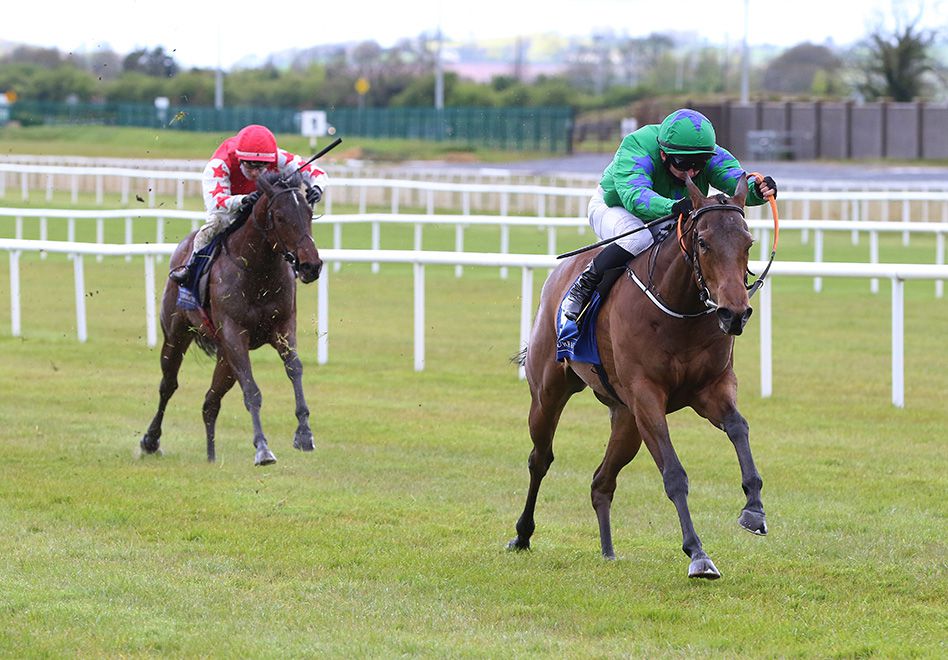 Quick Suzy powering to victory at the Curragh in May
