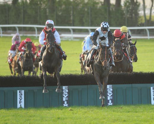 Dunguib (right) takes over at the last