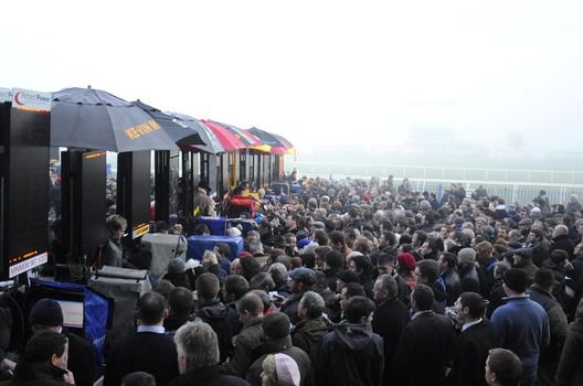 Good business in the betting ring at Leopardstown