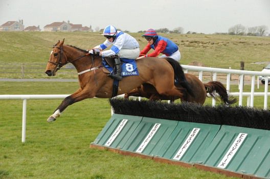 Quiet Word (leader) & Drive On Regardles battle it out at Tramore