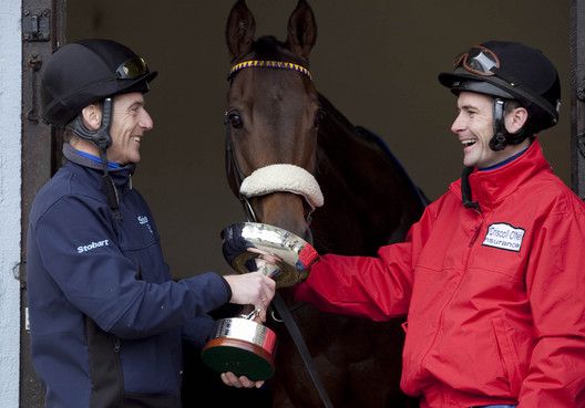 Johnny Murtagh (left) leads Pat Smullen by 3 winners