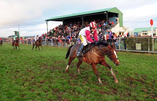 Golden Plan is well clear at Tramore in the last race of 2012