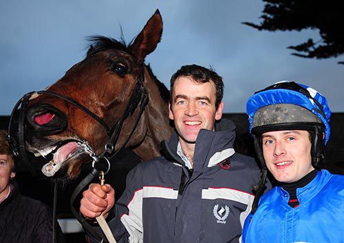 Michael O'Donovan and Ryan Treacy are all smiles after the success of Oscar Chimes