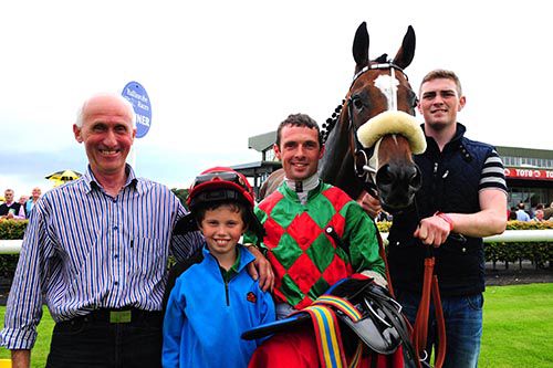 Tom, Sean (grandson), Rory Cleary, Truly Delightful and David Keegan