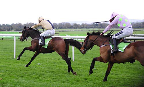 Nichols Canyon leads Faugheen away from the last