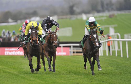 Anibale Fly (white cap, right) and Mark Walsh