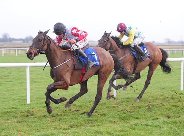 Graineyhill and Davy Russell account for Smokey Joe Joe and Denis O'Regan