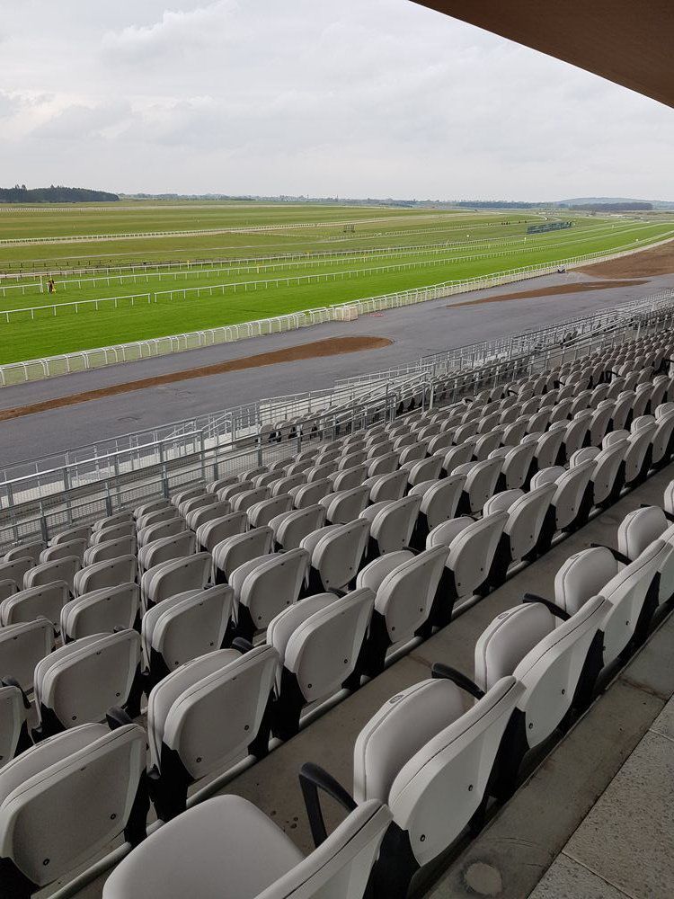 Fantastic views of the racetrack from all areas of the grandstand