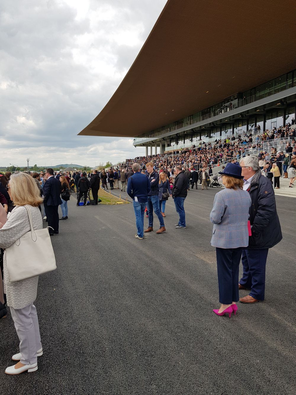 A large crowd attended the opening fixture at the Curragh