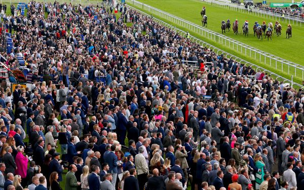 Action from York Racecourse