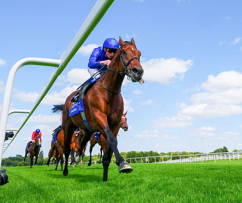 Ghaiyyath and William Buick beat Enable at Sandown