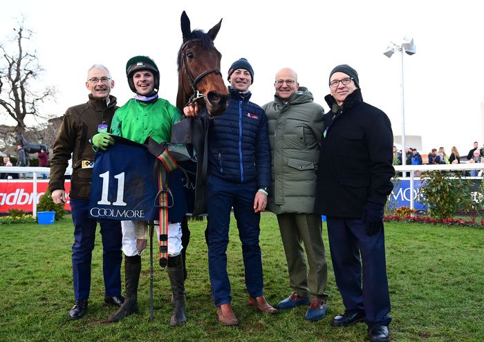 Lily Du Berlais and connections at Leopardstown