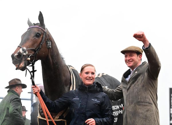 Ben Pauling (right) trainer of Jipcot