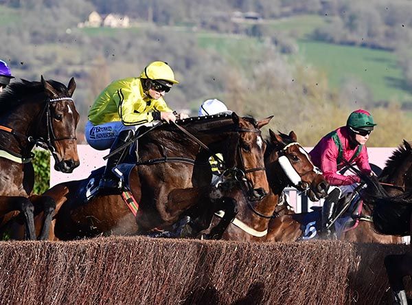 Billaway (yellow colours) and Patrick Mullins