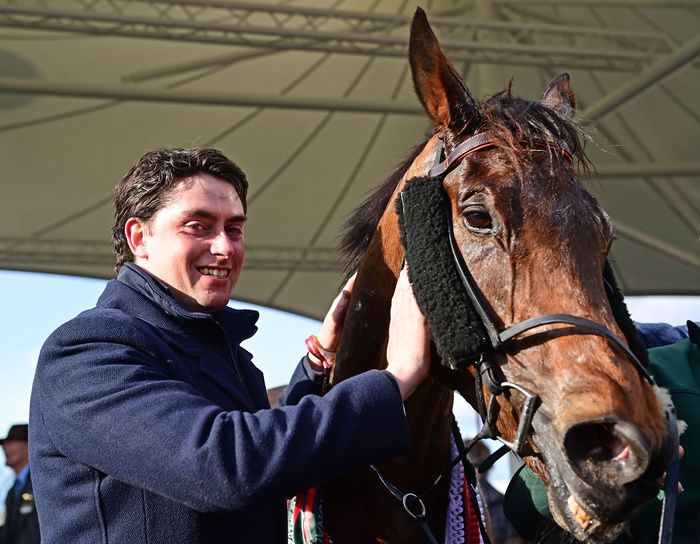Emmet Mullins with 2022 Grand National winner Noble Yeats