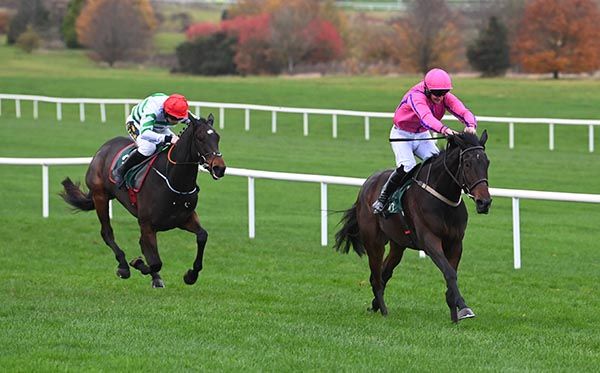 Summer Melody powers clear under Ray Barron to land Navan bumper for Charles Byrnes 