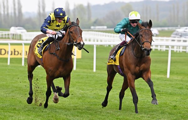 Remarquee Rob Hornby wins the Dubai Duty Free Stakes registered as the Fred Darling Stakes