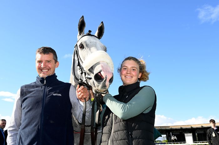 Paul Flynn and his daughter Claire pictured with Little Queenie