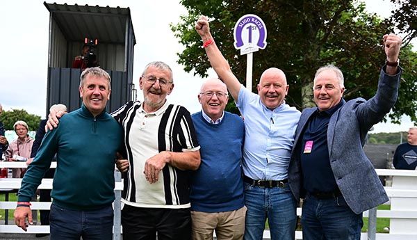 The Hurl 'N' Ball Syndicate celebrate success