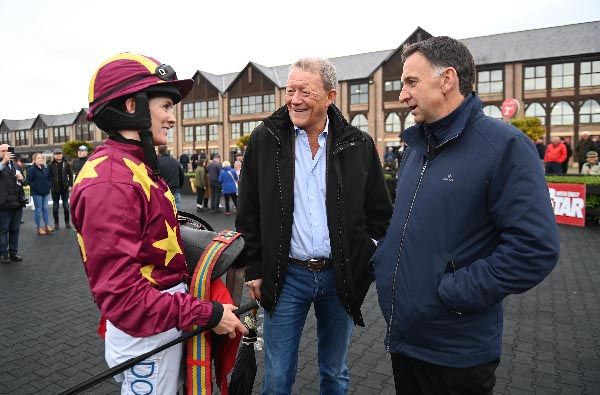 Rachael Blackmore, Barry Maloney and Henry de Bromhead