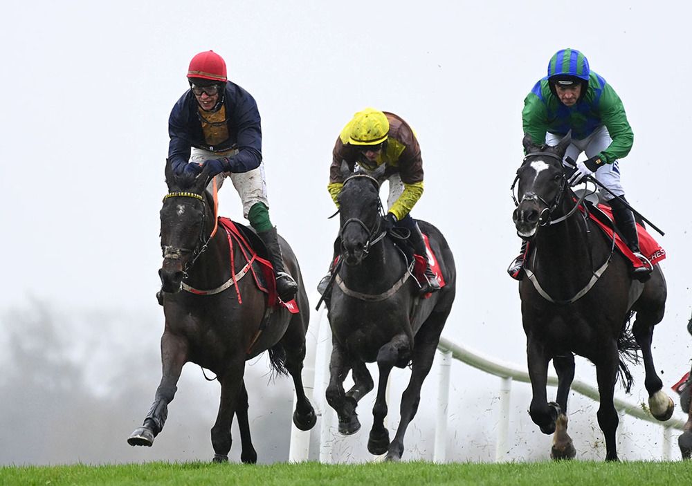 Fastorslow (left) seen winning last year's John Durkan Memorial Chase  