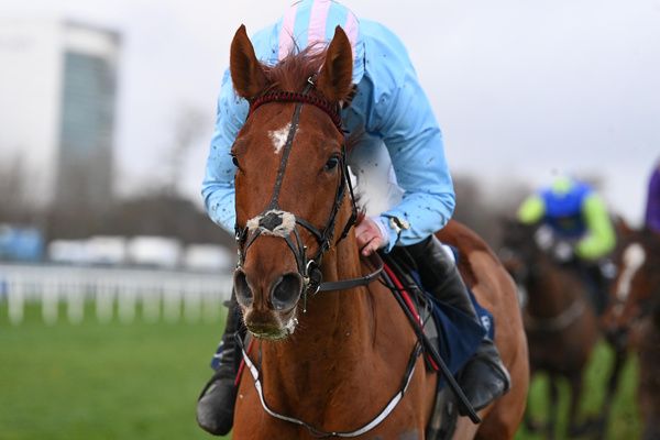 Leopardstown 3 February 2024 Jeroboam Machin wins for owner Paul Byrne and trainer Emmet Mullins 