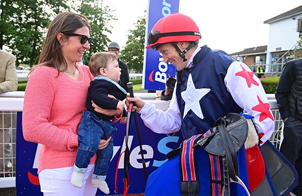 Billy Lee with trainer Natalia Lupini and her son Timothy Bryson 