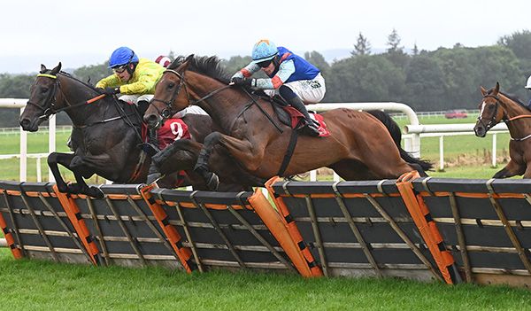 Major Barry and Danny Gilligan (nearest)