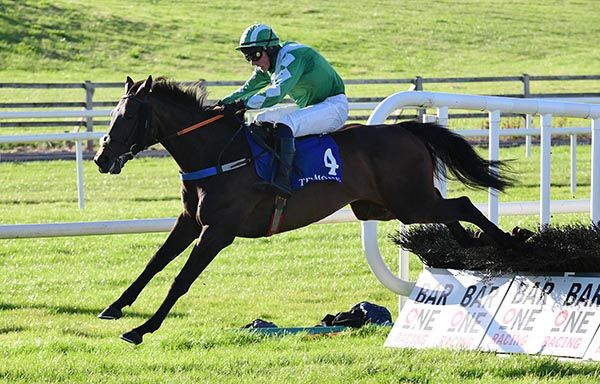 Rauzan and Hugh Morgan pictured on their way to victory