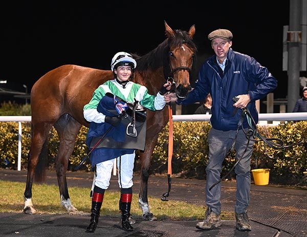 Hastily and Nicola Burns win for trainer Tom McGuinness 