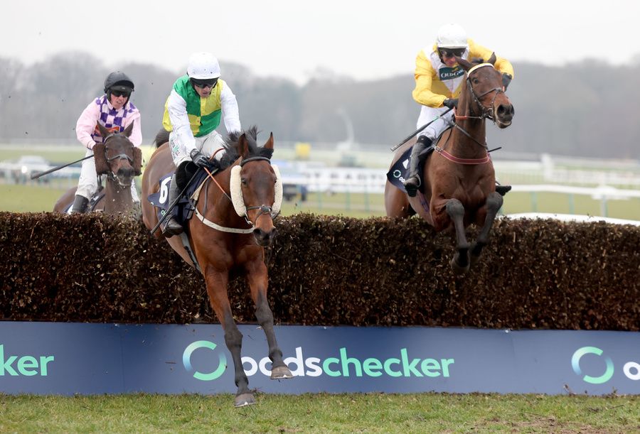 Famous Bridge (Sean Quinlan) leads Apple Away at the last